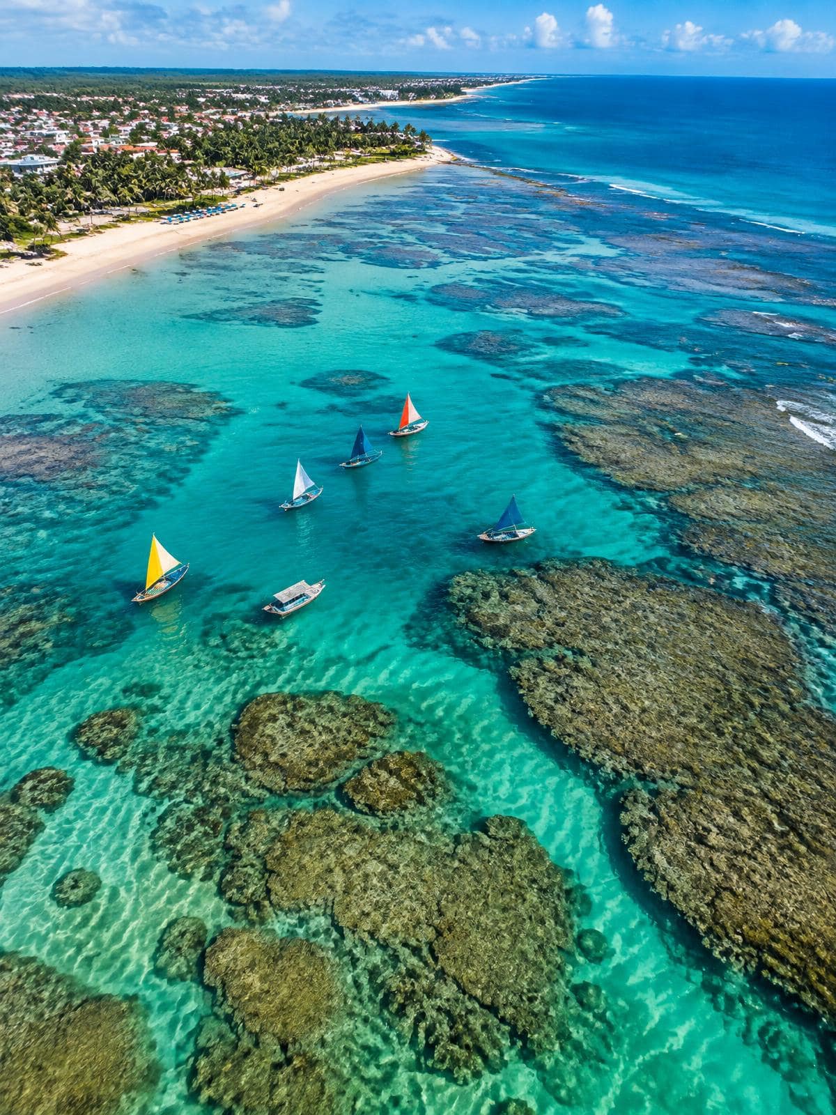 Vista aérea de Porto de Galinhas